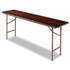 ALERA FT727218MY Wood Folding Table, Rectangular, 71.88w x 17.75d x 29.13h, Mahogany