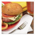 SCA TISSUE Tork® N7141A Universal Dinner Napkins, 1-Ply, 17" x 17", 1/4 Fold, White, 4008/Carton