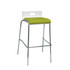 KFI FURNITURE, LLC BR9333-WH-AVOCADO KFI Studios Jive Low-Back Bar Stool, Avocado/White