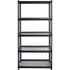 SP RICHARDS LLR99929 Lorell Wire Deck Shelving - 72in Height x 36in Width x 18in Depth - Recycled - Black - Steel - 1Each