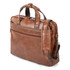 BUGATTI GROUP INC. EXB532-COGNAC Bugatti Valentino Vegan Leather Briefcase, 12-1/2inH x 16-1/2inW x 5inD, Cognac