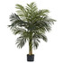 Nearly Natural 5357  4ftH Plastic Golden Cane Palm Tree With Pot
