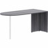 SP RICHARDS 69593 Lorell Essentials 66inW Desk Peninsula Weathered Charcoal