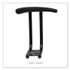 ALERA IN49AKB10B Optional Fixed Height T-Arms for Alera Essentia and Interval Series Chairs, Black, 2/Set