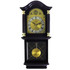 MEGAGOODS, INC. 99597079M Bedford Clocks Wall Clock, 26inH x 11-1/2inW x 4-3/4inD, Cherry Oak