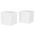 AMAX INCORPORATED KT2-TLCUPKIT-WHT Bostitch Office Konnect Stackable Tall Storage Cups, White, Pack Of 2 Cups