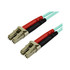 STARTECH.COM A50FBLCLC7  7m OM3 LC to LC Multimode Duplex Fiber Optic Patch Cable - Aqua - 50/125 - LSZH Fiber Optic Cable - 10Gb (A50FBLCLC7)
