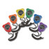 CHAMPION SPORT Sports 910SET Water-Resistant Stopwatches, Accurate to 1/100 Second, Assorted Colors, 6/Box