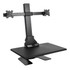 TRANSFORM PARTNERS LLC Mount-It! MI-7952  MI-7952 Electric Standing Desk Converter With Dual-Monitor Mount, Black