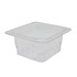 CAMBRO MFG. CO. Cambro 63CLRCW135  1/6 Size Camwear Colander Food Pan, Clear