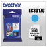 BROTHER INTL. CORP. LC3017C LC3017C Innobella High-Yield Ink, 550 Page-Yield, Cyan