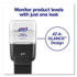 GO-JO INDUSTRIES PURELL® 502401 Push-Style Hand Sanitizer Dispenser, 1,200 mL, 5.25 x 8.56 x 12.13, Graphite