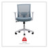 ALERA Workspace by WS42B77 Mesh Back Fabric Task Chair, Supports Up to 275 lb, 17.32" to 21.1" Seat Height, Seafoam Blue Seat/Back