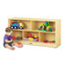 JONTI-CRAFT, INC. 0324JC Toddler Single Mobile Storage Unit, 48w x 15d x 24.5h, White