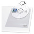 C-LINE PRODUCTS, INC 70568 Self-Adhesive CD Holder, 1 Disc Capacity, Clear, 10/Pack