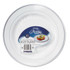 WNA, INC. RSM101210WSP Masterpiece Plastic Dinnerware, 10.25" dia, White/Silver, 10/Pack