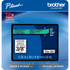 BROTHER INTL CORP TZE721CS Brother TZE721CS Genuine P-Touch Laminated Label Tape, 3/8in x 26-1/4ft, Black/Green