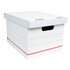 Great choice for storage and organization  Each file box includes a lift-off lid to protect your items.  These corrugate/cardboard storage boxes include handles for gripping.  Great choice for storage and organization.  15inL x 12inW x 10inH.  Contains Recycled Content - See Specs for Details.