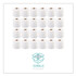 WINDSOFT 2400 Bath Tissue, Individually Wrapped Rolls, Septic Safe, 2-Ply, White, 400 Sheets/Roll, 24 Rolls/Carton