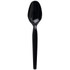 DIXIE FOODS Dixie TM517  Polystyrene Spoons, Black, Pack Of 1,000