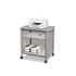 SAFCO PRODUCTS 1857GR Impromptu Deskside Machine Stand, Metal, 3 Shelves, 100 lb Capacity, 26.25" x 21" x 26.5", Gray