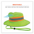 TENACIOUS HOLDINGS, INC. ergodyne® 12591 Chill-Its 8935CT Hi-Vis PVA Ranger Sun Hat, Large/X-Large, Lime