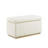LINON HOME DECOR PRODUCTS, INC Linon OFDP2965  Brenock Sherpa Rectangle Storage Ottoman, 18inH x 32inW x 16inD, Natural