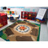 MILLIKEN & COMPANY Joy Carpets 2015C  Kids Essentials Rectangle Area Rug, Campfire Fun, 5-1/3ft x 7-33/50ft, Multicolor