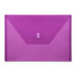 LION OFFICE PRODUCTS INC. 22080-PR Lion VELCRO-Closure Poly Envelope, 13in x 9 3/8in, Purple