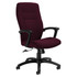 Global QS5090-4BK-JN07  Synopsis Tilter Chair, High-Back, 43 1/2inH x 24 1/2inW x 26 1/2inD, Vermilion/Black