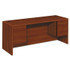 HON COMPANY 10743CO 10700 Kneespace Credenza, 3/4 Height Pedestals, 72w x 24d x 29.5h, Cognac