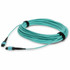 ADD-ON COMPUTER PERIPHERALS, INC. ADD-MPOMPO-30M5OM4M AddOn 30m MPO (Male) to MPO (Male) 12-Strand Aqua OM4 Crossover Fiber OFNR (Riser-Rated) Patch Cable - 100% compatible and guaranteed to work