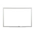 3M Porcelain Dry Erase Boards feature a durable porcelain surface that will not scratch, dent, stain or ghost under normal usage. 3M Porcelain Dry Erase Boards are magnetic, have a galvanized steel backing for extra durability and contain 15% recycled content. High quality aluminum frame assures style and durability. Accessory tray included. Interlocking Fastener System includes mounting brackets plus Command Picture Hanging Strips to stabilize bottom of board. 4 ft x 3 ft and smaller boards can be hung without hardware on appropriate surfaces. 3M Porcelain Dry Erase Boards are quality boards that are built to last.  Ultra-durable Porcelain will not scratch, dent, stain or ghost under normal usage  Magnetic surface; Aluminum frame with galvanized steel backing for extra durability  Includes easy snap-on accessory tray that can be mounted on long or short side for added flexibility  Comes with Command Strips which can be used in conjunction with mounting brackets for all sizes, or to hang 3'x'2' and 4'x3' board without brackets on appropriate surfaces  Includes four 3M Dry Erase Markers  60 in x 36 in