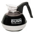 REBEC VINEYARDS, INC. BUNN BNN6100  12-Cup Coffee Decanter For Pour-O-Matic Coffeemakers, Black/Clear/Stainless Steel