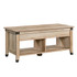 SAUDER WOODWORKING CO. 423040 Sauder Carson Forge Lift-Top Coffee Table, Rectangular, Lintel Oak