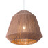 ZUO MODERN 56093  Impala Ceiling Lamp, 17-7/10inW, Brown