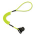 TENACIOUS HOLDINGS, INC. ergodyne® 19159 Squids 3158 Coiled Lanyard with Clamp, 2 lb Max Working Capacity, 12" to 48" Long, Lime