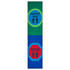 CARPETS FOR KIDS ETC. INC. 38.33 Carpets for Kids KID$Value Rugs Sanitize Here Activity Runner Rug, 3ft x 12ft , Blue