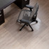 Extend the life of your hard floor surfaces with a Realspace chair mat. Realspace chair mats provide a protective layer between chair wheels and floors, helping to prevent wear in frequently used workstations. Designed with a smooth rolling surface, Realspace chair mats improve comfort by making it easier to move around your workspace. Realspace hard floor chair mats are made with clear vinyl and protect wood, tile, laminate, and other hard floor surfaces from wear.  Durable vinyl construction.  Protects hard floors from wear-and-tear.  Smooth rolling surface.  Lipped shape for extended under desk floor protection.  Designed for use on hard floor surfaces only, do not use on carpet.  Clear rectangular 45inW x 53inD chair mat with wide lip.  GREENGUARD Gold certified  - certified for low chemical emissions: UL.COM/GG - UL 2818. Ranked in two tiers: Certified and Gold.  Tested to meet ANSI/BIFMA Performance Standards - Manufacturer testing has been conducted on this product to meet specific performance requirements and safety standards set forth by the American National Standards Institute (ANSI) and the Business and Institutional Furniture Manufacturers.  Less harsh chemicals - made with fewer harsh chemicals, or safer chemicals than typical alternatives, helping  reduce your use of and exposure to substances that may be more harmful to your health and the environment.