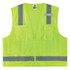 ERGODYNE CORPORATION Ergodyne 24502  GloWear Surveyors Mesh Hi-Vis Class 2 Safety Vest, Small, Lime