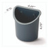 UNIVERSAL OFFICE PRODUCTS 08193 Recycled Plastic Cubicle Pencil Cup, 4.25 x 2.5 x 5, Wall Mount, Charcoal