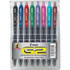 The Pilot G2 Premium Gel Roller is the ultimate pen for the everyday overachiever. Smooth-writing gel ink glides onto the page.  Smooth writing and smear proof  Comfortable, latex-free rubber grip  Fine Point (0.7mm) tip delivers crisp, precise lines  Retractable and refillable with visible ink supply  Assorted ink colors of Black, Blue, Red, Green, Purple, Pink, Turquoise and Burgundy  Refillable - designed to be used repeatedly, helping you avoid single-use disposables and potentially save money.