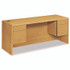 HON COMPANY 10743CC 10700 Kneespace Credenza, 3/4 Height Pedestals, 72w x 24d x 29.5h, Harvest