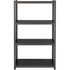 SP RICHARDS 59700 Lorell Steel Shelving Unit, 4 Shelves, 30% Recycled, Black