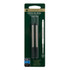 YAFA A PEN COMPANY Monteverde S422BK  Capless Gel Refills For Sheaffer Ballpoint Pens, Fine Point, 0.5 mm, Black, Pack Of 2 Refills