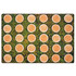 CARPETS FOR KIDS ETC. INC. 60818 Carpets for Kids Pixel Perfect Collection Tree Rounds Seating Rug, 8'x 12', Brown