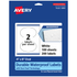 AVERY PRODUCTS CORPORATION 94057-WMF100 Avery Waterproof Permanent Labels With Sure Feed, 94057-WMF100, Oval, 4in x 6in, White, Pack Of 200