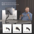 FELLOWES MFG. CO. 8043301 Platinum Series Single Monitor Arm, For 40" Monitors, 360 deg Rotation, 45 deg Tilt, 180 deg Pan, Black, Supports 17.6 lb