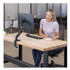FELLOWES MFG. CO. 8043301 Platinum Series Single Monitor Arm, For 40" Monitors, 360 deg Rotation, 45 deg Tilt, 180 deg Pan, Black, Supports 17.6 lb