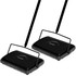 ADIR CORP. Alpine ALP469-BLK-2PK  Manual Triple Brush Floor And Carpet Sweepers, Black, Pack Of 2 Sweepers